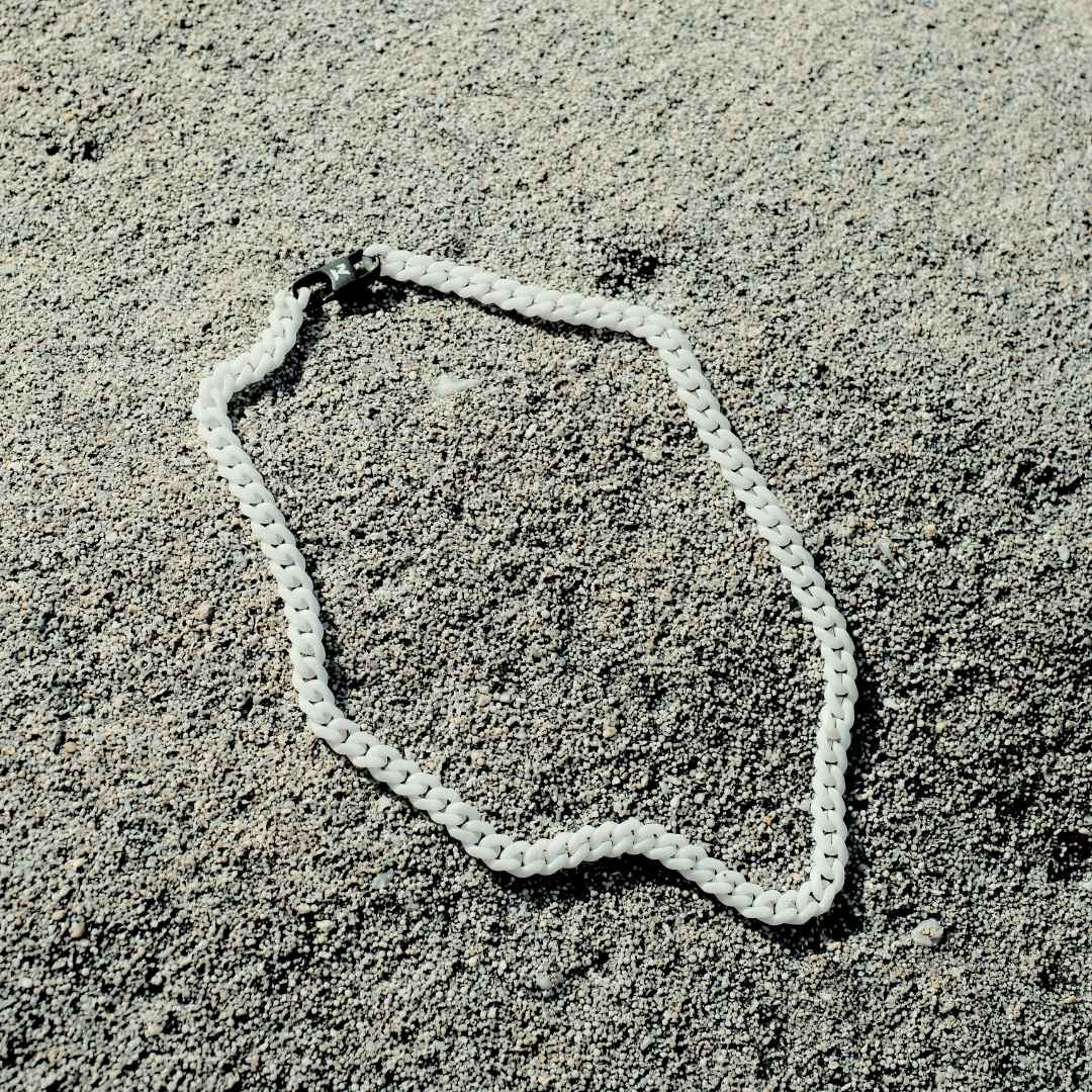 K12 - WHITE CUBAN CHAIN - 8MM - Image 9